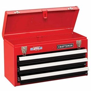 Craftsman 3-Drawer Toolbox Red