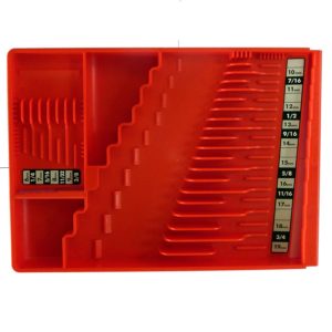 Tool Sorter Wrench Organizer - Red