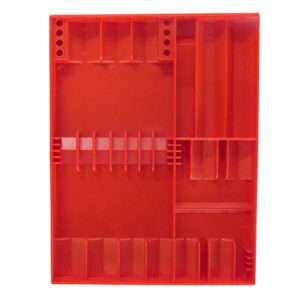 Tool Sorter Screwdriver Organizer Red