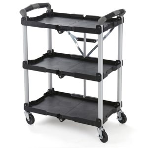 Olympia Tools 85-188 Pack-N-Roll Folding Collapsible Service Cart