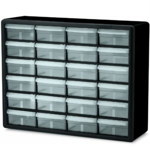 Akro-Mils 10124 24 Drawer Plastic Parts Storage Hardware and Craft Cabinet