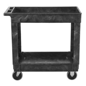 Rubbermaid Commercial Products 2-Shelf Utility/Service Cart, Small