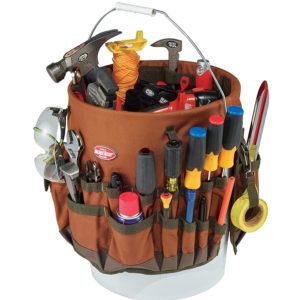 Bucket Boss The Bucketeer Bucket Tool Organizer in Brown