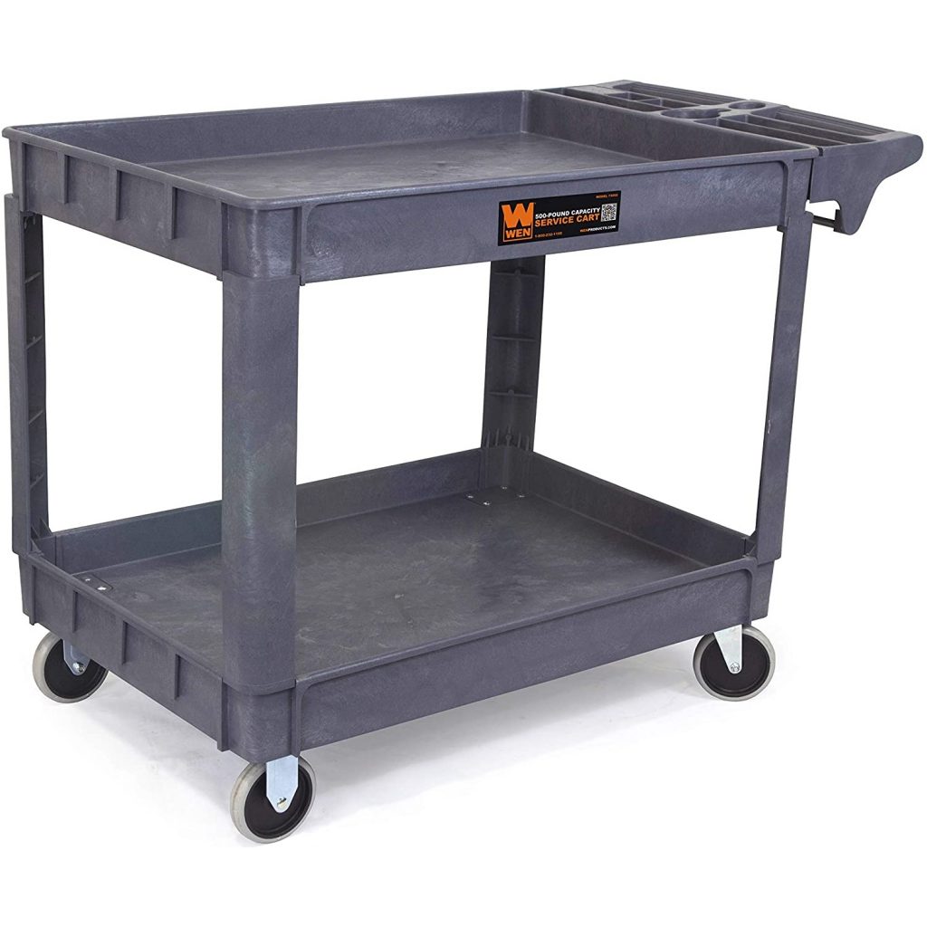 WEN 73004 500-Pound Capacity 36 by 24-Inch Extra Large Service Utility Cart