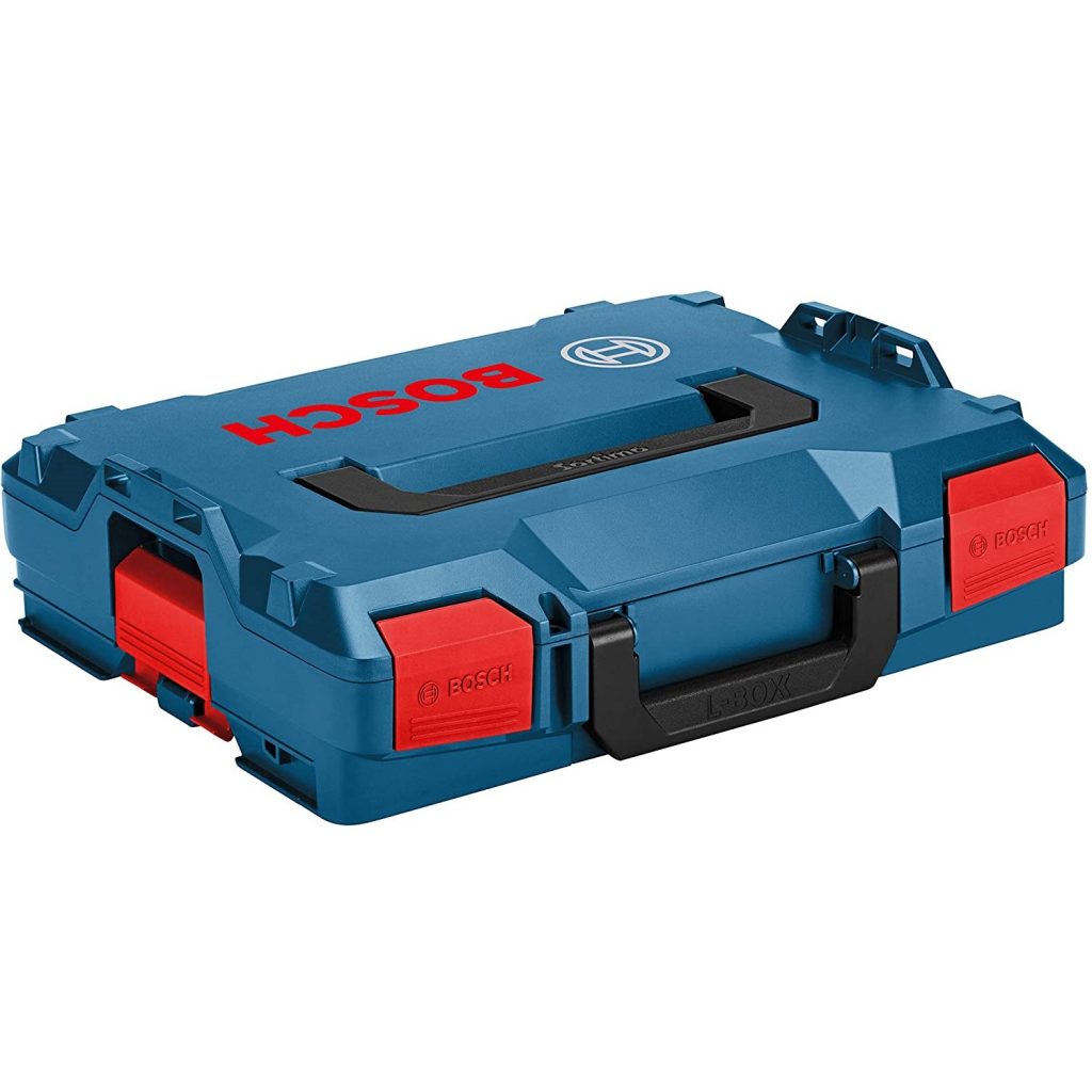 BOSCH L-BOXX-1 4.5 In. x 14 In. x 17.5 In. Stackable Tool Storage Case , Blue