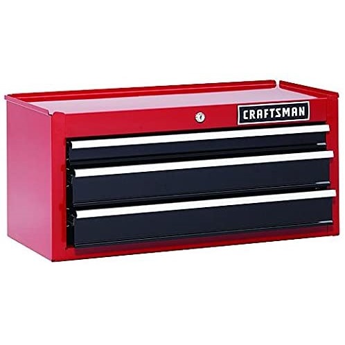 Craftsman 26-Inch 3-Drawer Heavy-Duty Ball Bearing Middle Chest STACKABLE