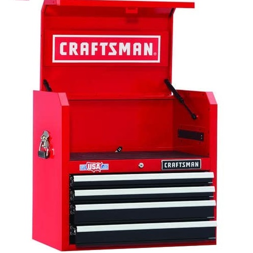 CRAFTSMAN 2000 Series 26-in W x 24.5-in H 4-Drawer Steel Tool Chest (Red)