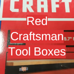 Red Craftsman Tool Boxes