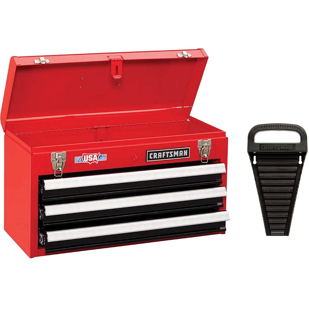 CRAFTSMAN Tool Box, 3 Drawer, Lockable, Red (CMST82762RB)