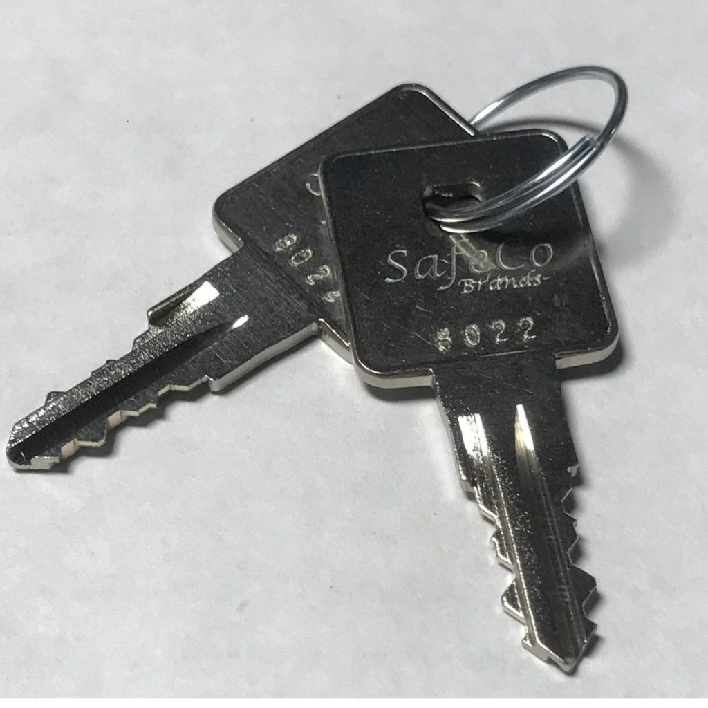 2-Keys for Craftsman, Sears, Kobalt & Husky Tool Boxes. Key Code Series 8001 Thru 8225. SafeCo Brands (8001)