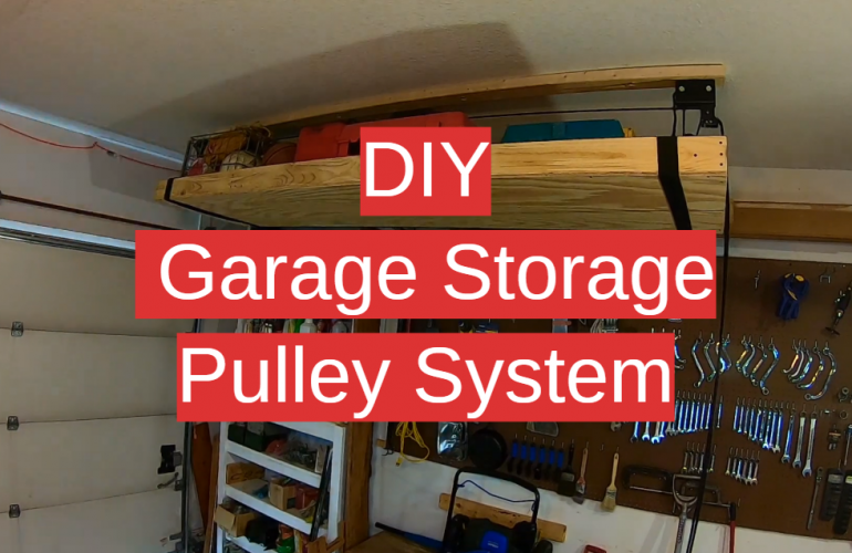 DIY Overhead Garage Storage Pulley System Toolboxwiki